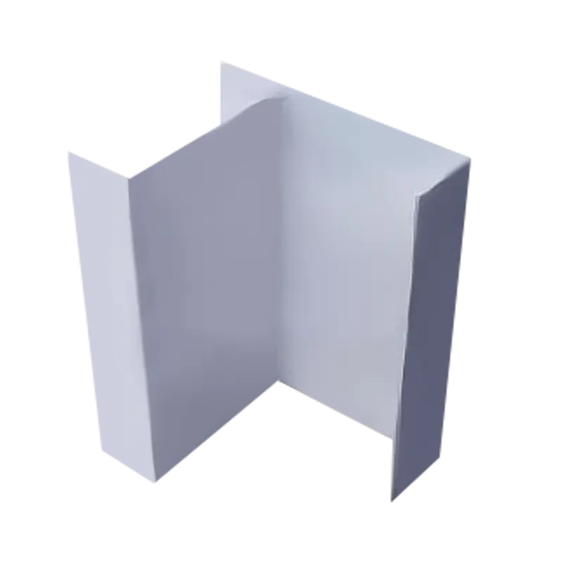 Bahan Pintu Segel Tunggal Profil Aluminium